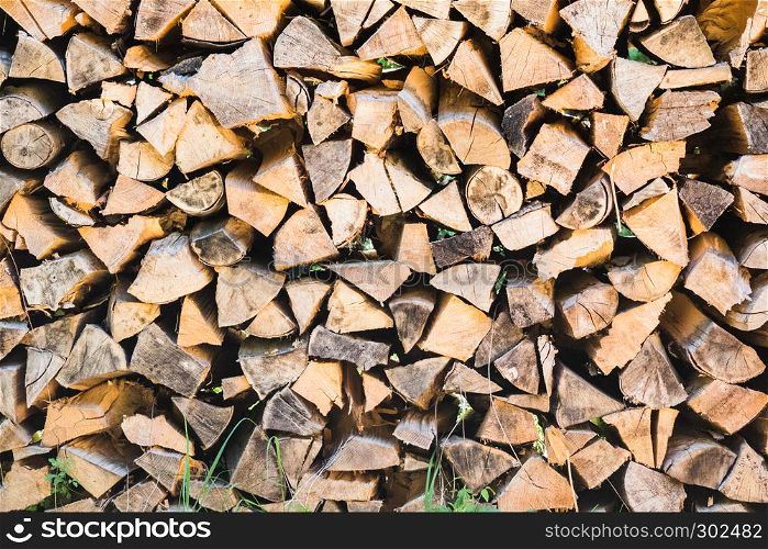 logs wooden as a background and natural texture