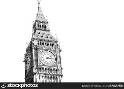 london big ben and historical old construction england city