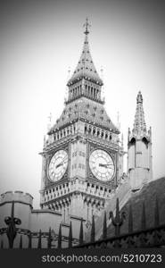 london big ben and historical old construction england city