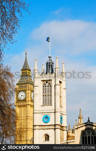 london big ben and historical old construction england city