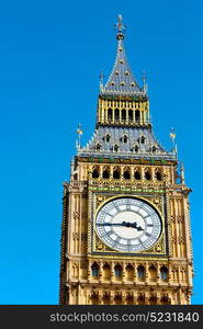 london big ben and historical old construction england city