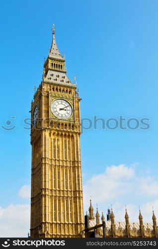 london big ben and historical old construction england city