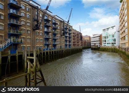 London Butlers Wharf and buildings at England