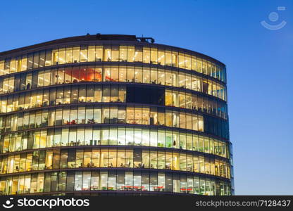 London office building cityscape for business concept