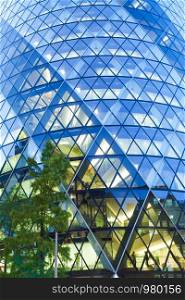London office building cityscape for business concept