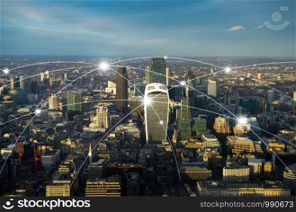 London office building for network and future concept