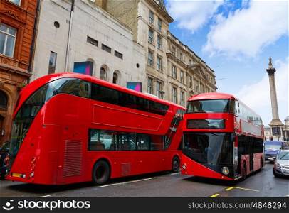 London Red Bus traditional old in england