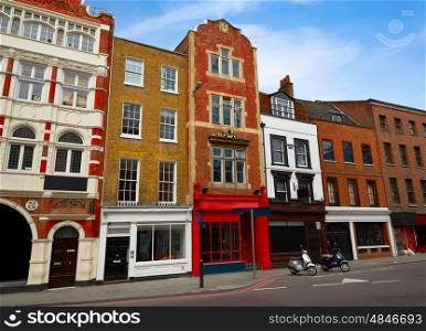 London Southwark old brick buildings in England