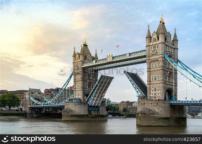 London Tower Bridge in London England UK
