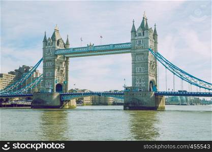 London, UK, 2017, Street view and bridge. City, streets and nature. It's a travel photo, when I walk around UK.
