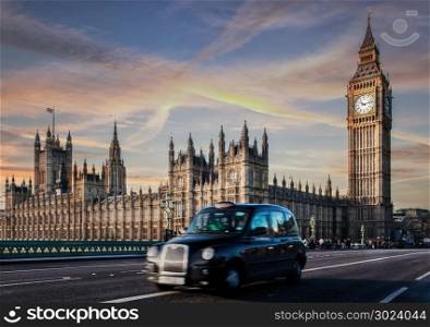 LONDON, UNITED KINGDOM - December 16, 2014: The most famous London landmark Big Ben from Westminster bridge . London is the world&rsquo;s most-visited city as measured by international arrivals.