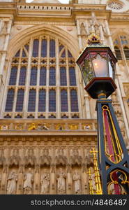 London Westminster Abbey facade in England