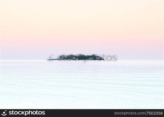 Lonely island in Malawi