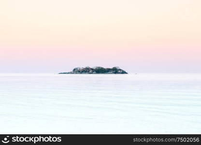 Lonely island in Malawi