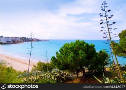 long beach Platja larga in Salou Tarragona Spain Catalonia