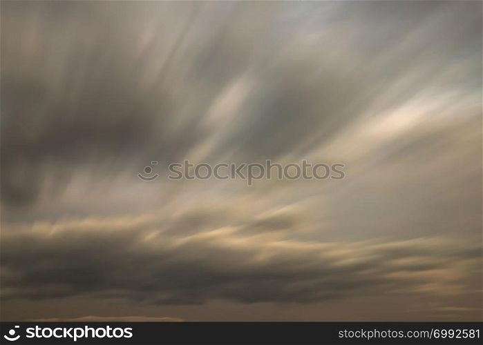 long exposure blurred motion colorful clouds, abstract