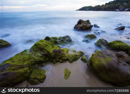 long exposure photography of beautiful sea scape in thailand