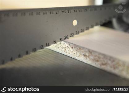 Long metal ruler