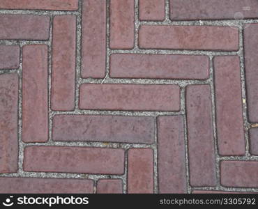 long red bricks in a seamless pattern