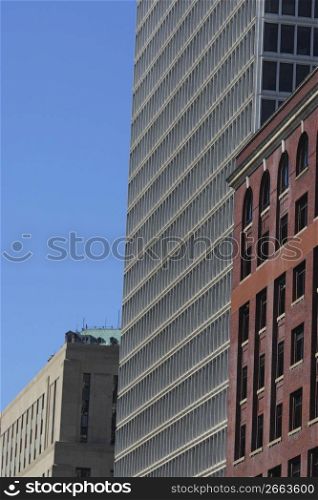 long shot of buildings