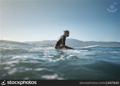 long shot surfer water