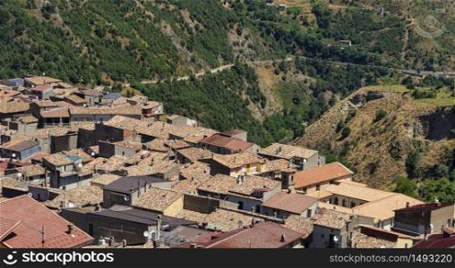 Longobucco, Cosenza, Calabria, Italy: historic village in the Sila natural park at summer