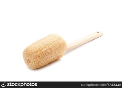 loofah for cleaning isolated on white background