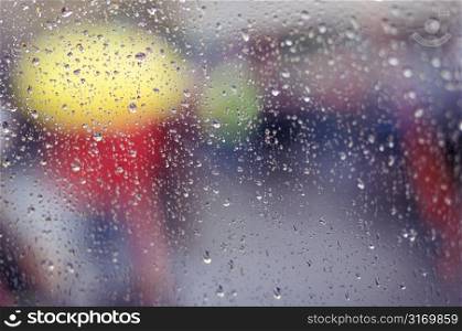 Looking Through A Rain Soaked Window