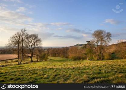 Looking towards Meon Hill from Kiftsgate. Chipping Campden, Gloucestershire, England.