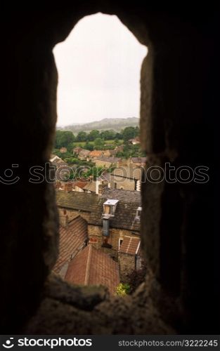 Lookng out a Castle Window