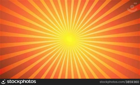 Looping, animated illustration of glowing radial sunburst effect. The first and last frame match for looping possibilities. HD 1080p quality 29.97fps.