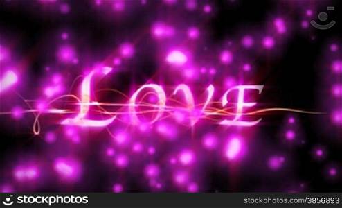 Looping Purple Lights Love Message HD Video Animation. Themes of romance, dating, relationships, sentiments, greetings, occassions, communication, love, happiness, celebration, love, kids ...