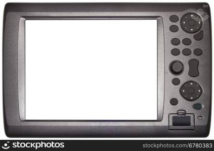 Loran Navigation Tablet Device Isolated with Clipping Path