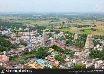 Lord Bhakthavatsaleswarar Temple. Built by Pallava kings in 6th century. Thirukalukundram (Thirukkazhukundram), near Chengalpet. Tamil Nadu, India