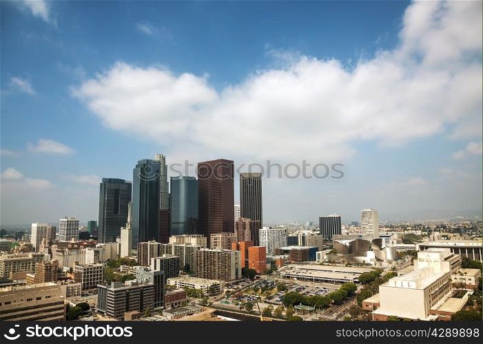 Los Angeles cityscape on a sunny day&#xA;