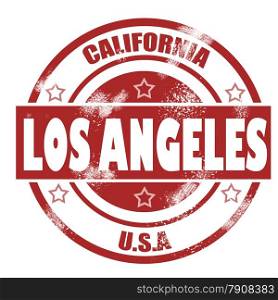 Los Angeles Stamp image with hi-res rendered artwork that could be used for any graphic design.. Brooklyn Stamp