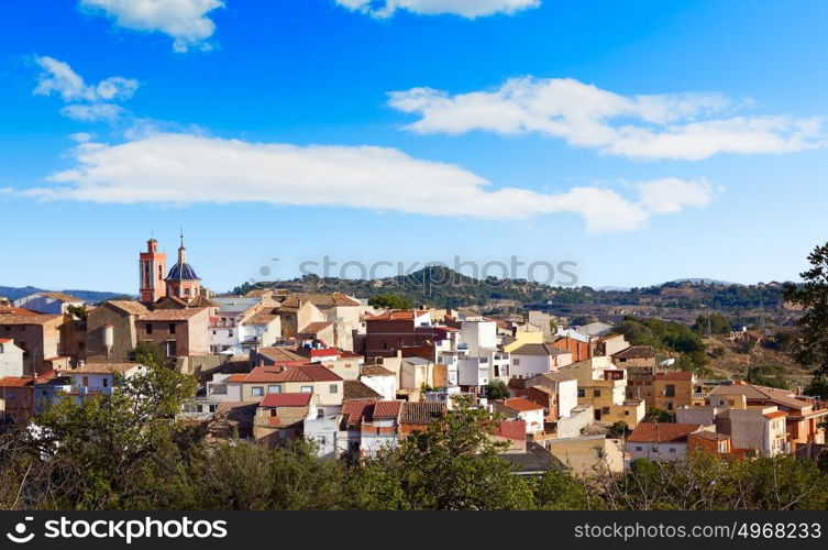 Losa del Obispo village in Valencia at Los Serranos Area of Spain