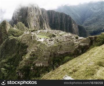 Lost City Of The Incas. Ruins Of The Machu Picchu Sanctuary