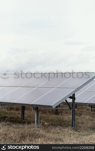 lots solar panels generating electricity