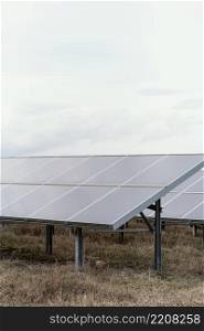 lots solar panels generating electricity