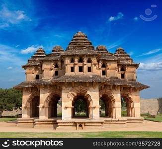 Lotus Mahal. Royal Centre. Hampi, Karnataka, India