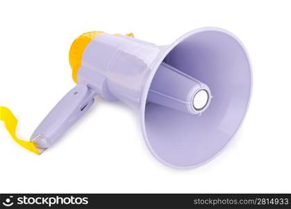Loudspeaker isolated on the white background