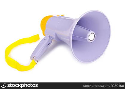 Loudspeaker isolated on the white background