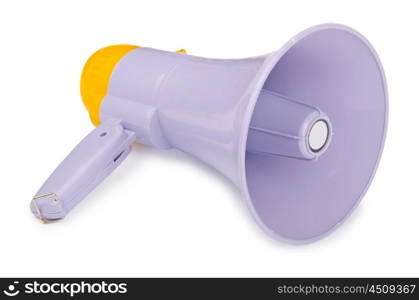 Loudspeaker isolated on the white background