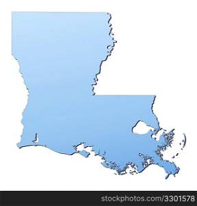 Louisiana(USA) map