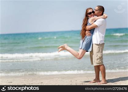 love couple Hugging, outdoor