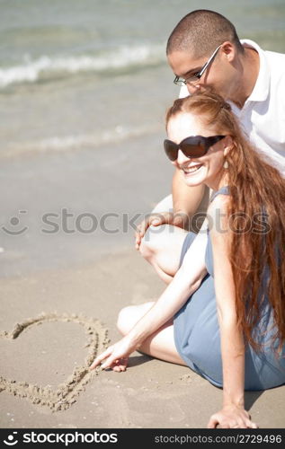 love couple on the beach