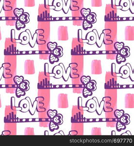 Love key pattern on seamless painting texture . Cute hand drawn vector pattern with heart and key. Lovely Valentine decoration. Love key pattern on seamless painting texture . Cute hand drawn vector pattern with heart and key. Lovely Valentine decoration.