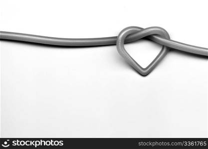 love knot on a white background
