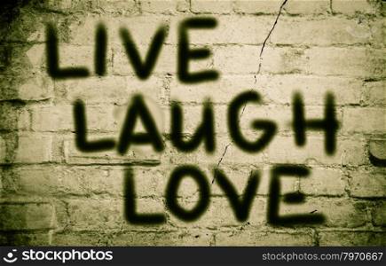 Love Laugh Love Concept